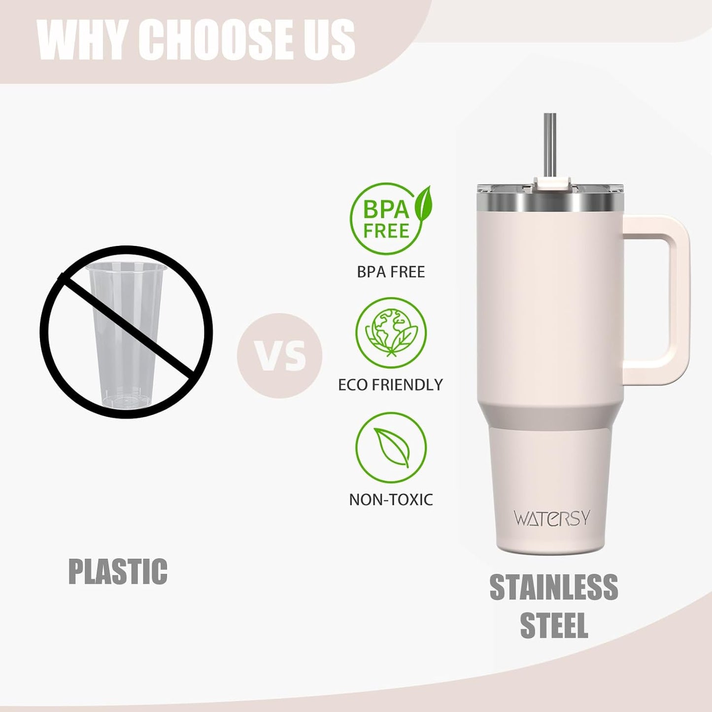 40 oz Shiny Tumbler with Handle and Straw,Stainless Steel Tumbler with Lid and Straw,Insulated Travel Mug(Cold for 34 Hours),Water Bottle for Iced Tea,Coffee (Yellow)