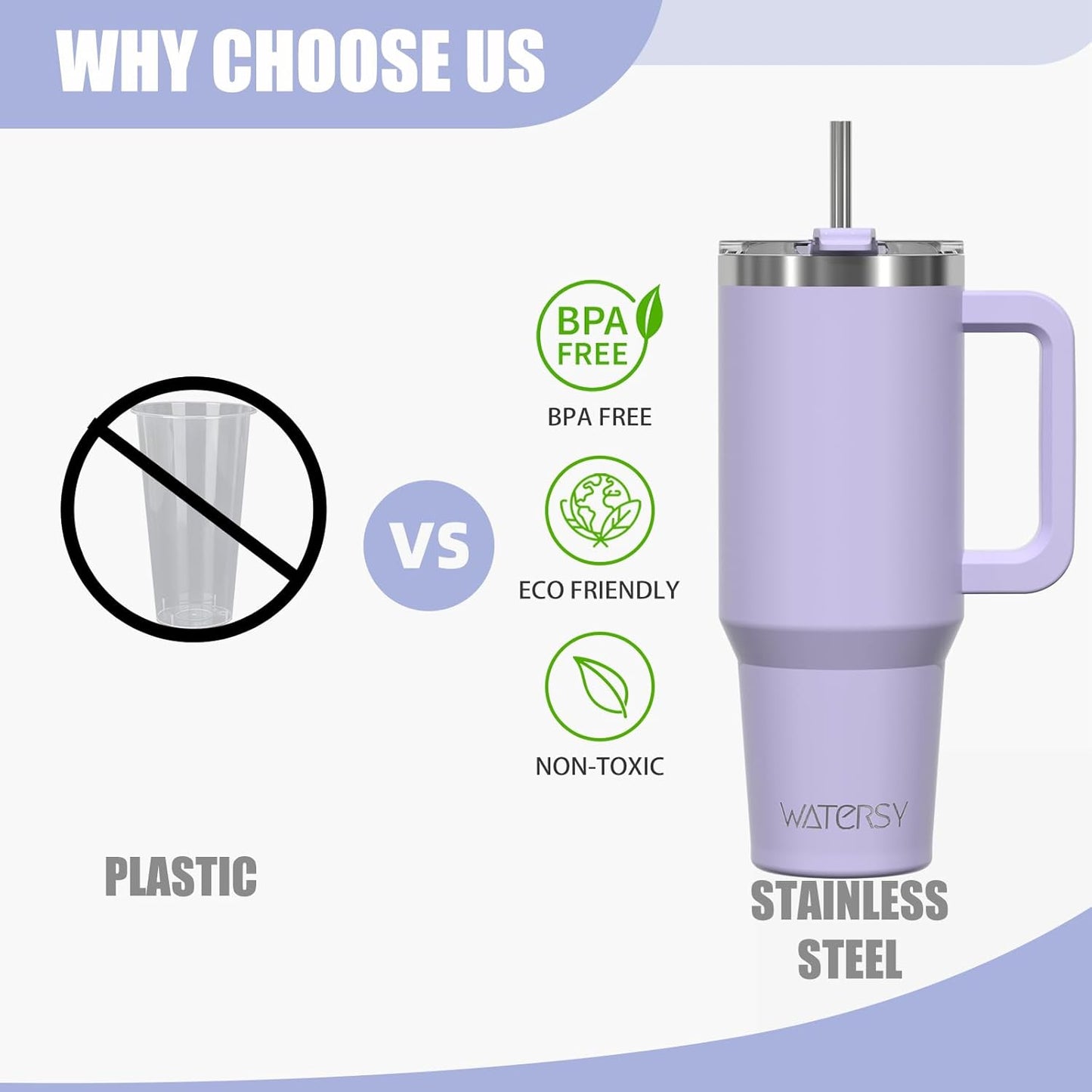 40 oz Shiny Tumbler with Handle and Straw,Stainless Steel Tumbler with Lid and Straw,Insulated Travel Mug(Cold for 34 Hours),Water Bottle for Iced Tea,Coffee (Yellow)