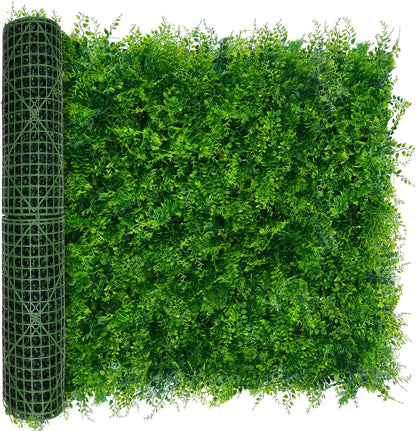 60"x128" (53.5 Sqft), Artificial Ivy Vine Privacy Fence Screen Roll