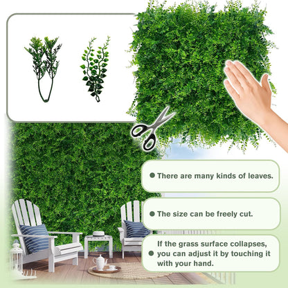 60"x128" (53.5 Sqft), Artificial Ivy Vine Privacy Fence Screen Roll
