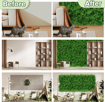60"x128" (53.5 Sqft), Artificial Ivy Vine Privacy Fence Screen Roll
