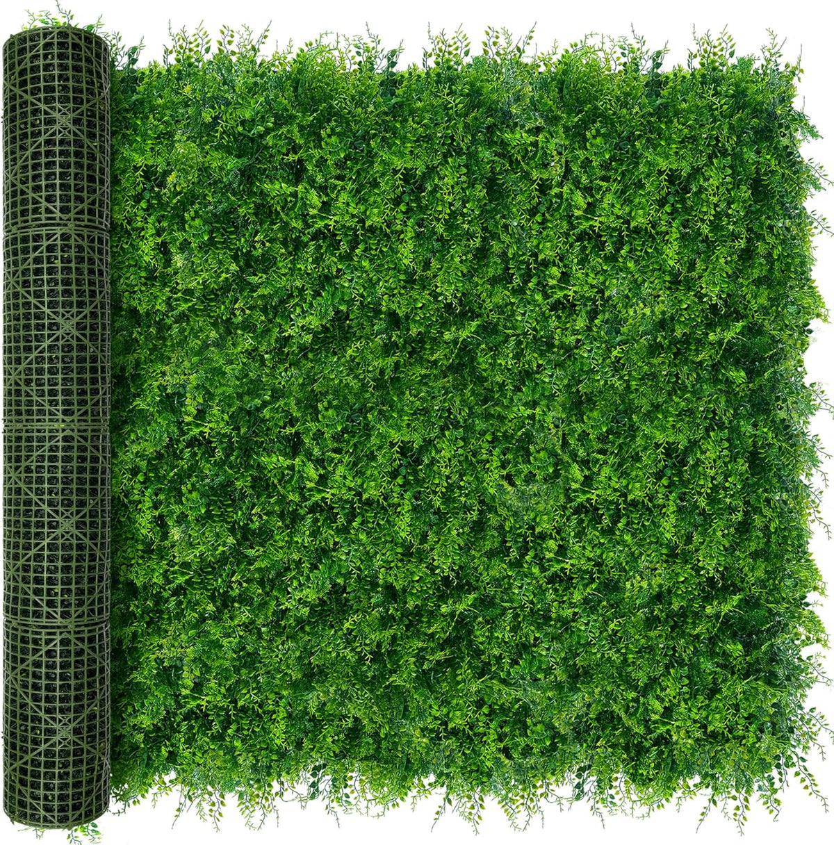 60"x128" (53.5 Sqft), Artificial Ivy Vine Privacy Fence Screen Roll