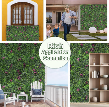 60"x128" (53.5 Sqft), Artificial Ivy Vine Privacy Fence Screen Roll