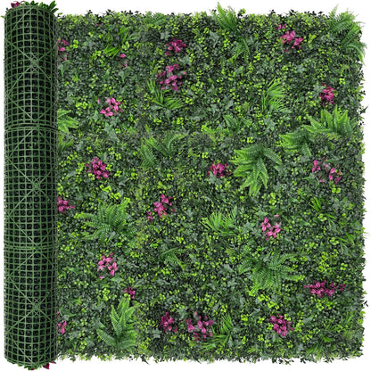 60"x128" (53.5 Sqft), Artificial Ivy Vine Privacy Fence Screen Roll