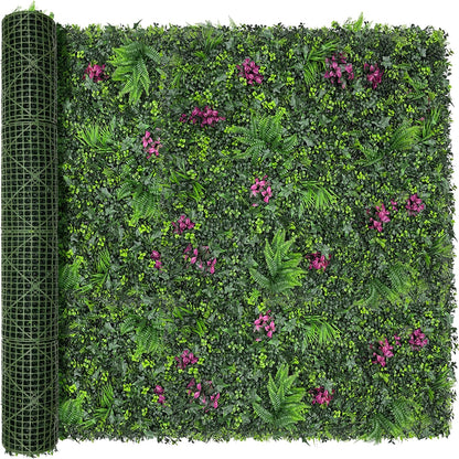 60"x128" (53.5 Sqft), Artificial Ivy Vine Privacy Fence Screen Roll