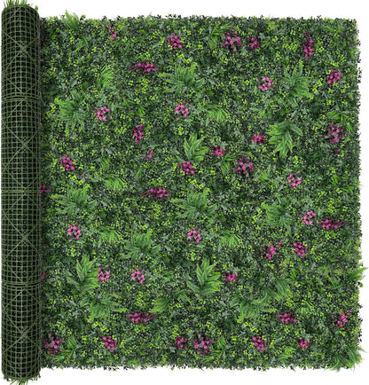 60"x128" (53.5 Sqft), Artificial Ivy Vine Privacy Fence Screen Roll