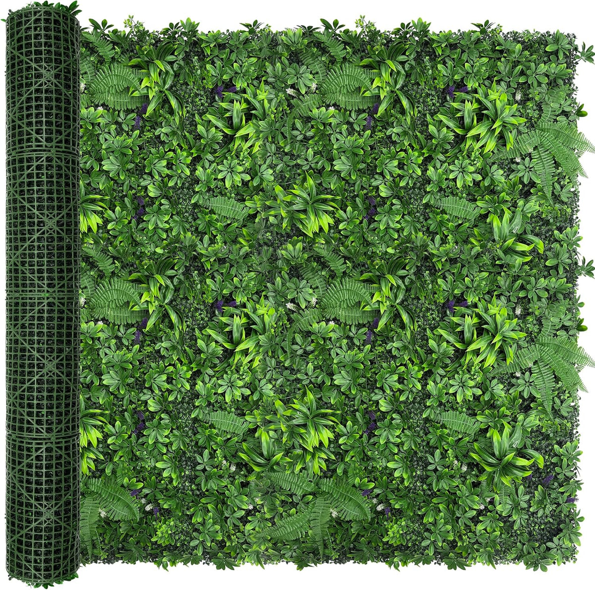 60"x128" (53.5 Sqft), Artificial Ivy Vine Privacy Fence Screen Roll