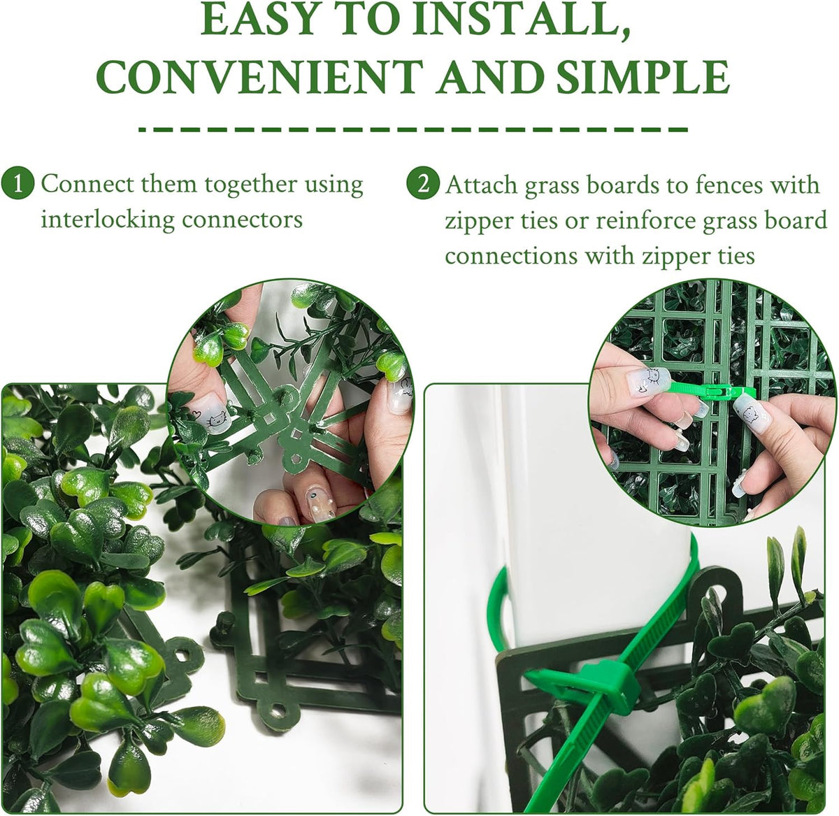 60"x128" (53.5 Sqft), Artificial Ivy Vine Privacy Fence Screen Roll