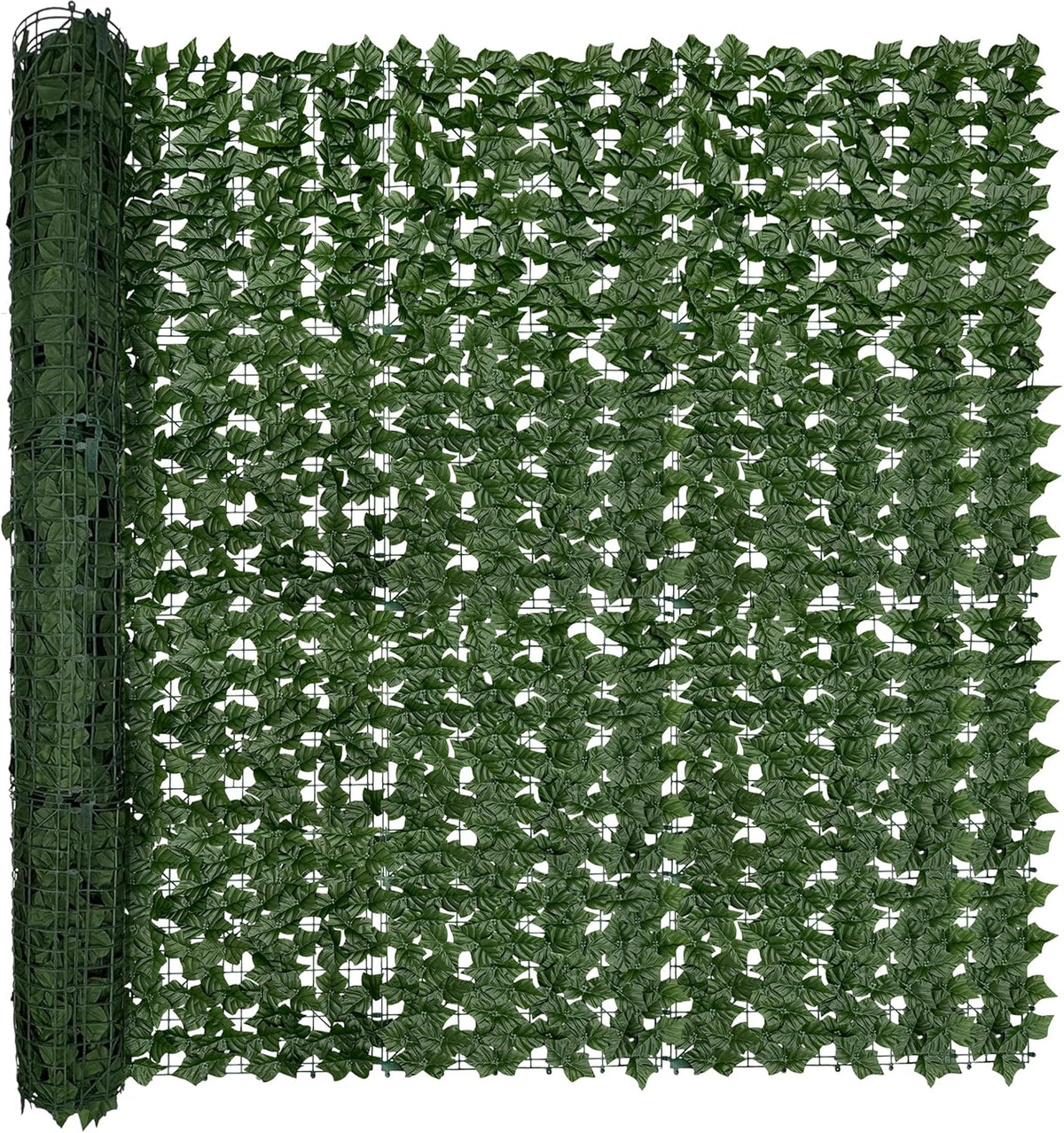 60"x128" (53.5 Sqft), Artificial Ivy Vine Privacy Fence Screen Roll