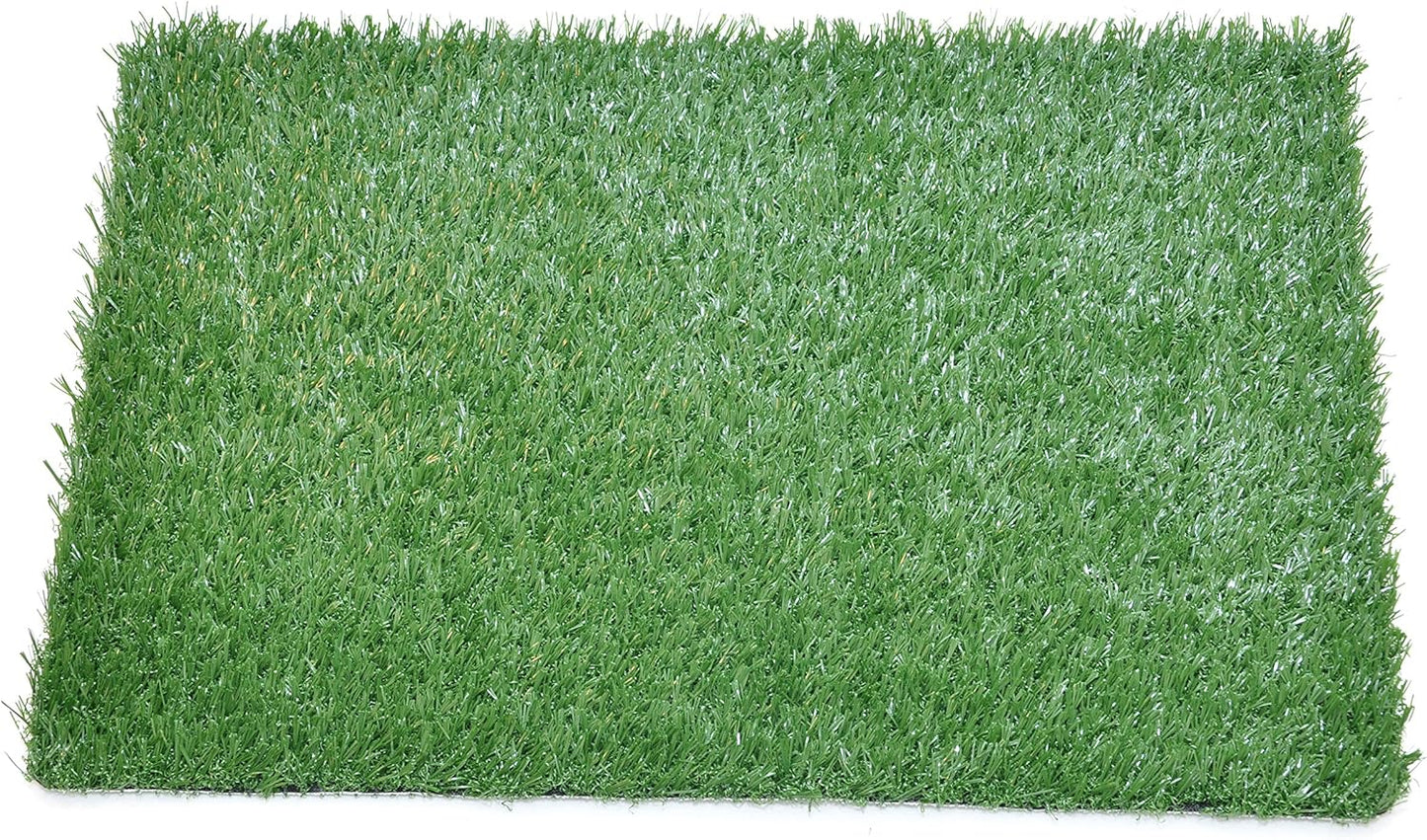 Artificial Turf for Dogs (16” x 24”) – Made in USA, Fake Grass Patch for Dogs Potty Urine, Rapid Flow Drainage Artificial Grass Replacement Turf, Indoor or Outdoor Use