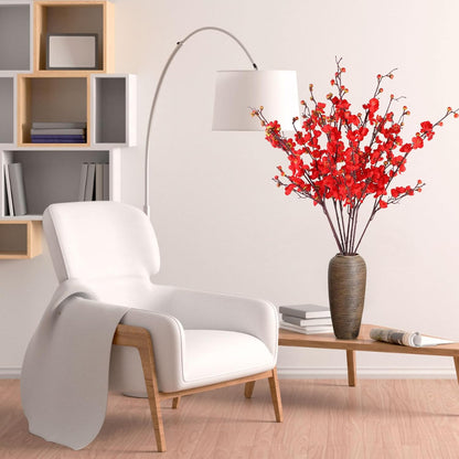 20pcs Red Cherry Blossom Branches 22" Cherry Blossom Decor