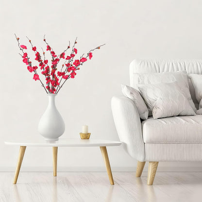 20pcs Red Cherry Blossom Branches 22" Cherry Blossom Decor