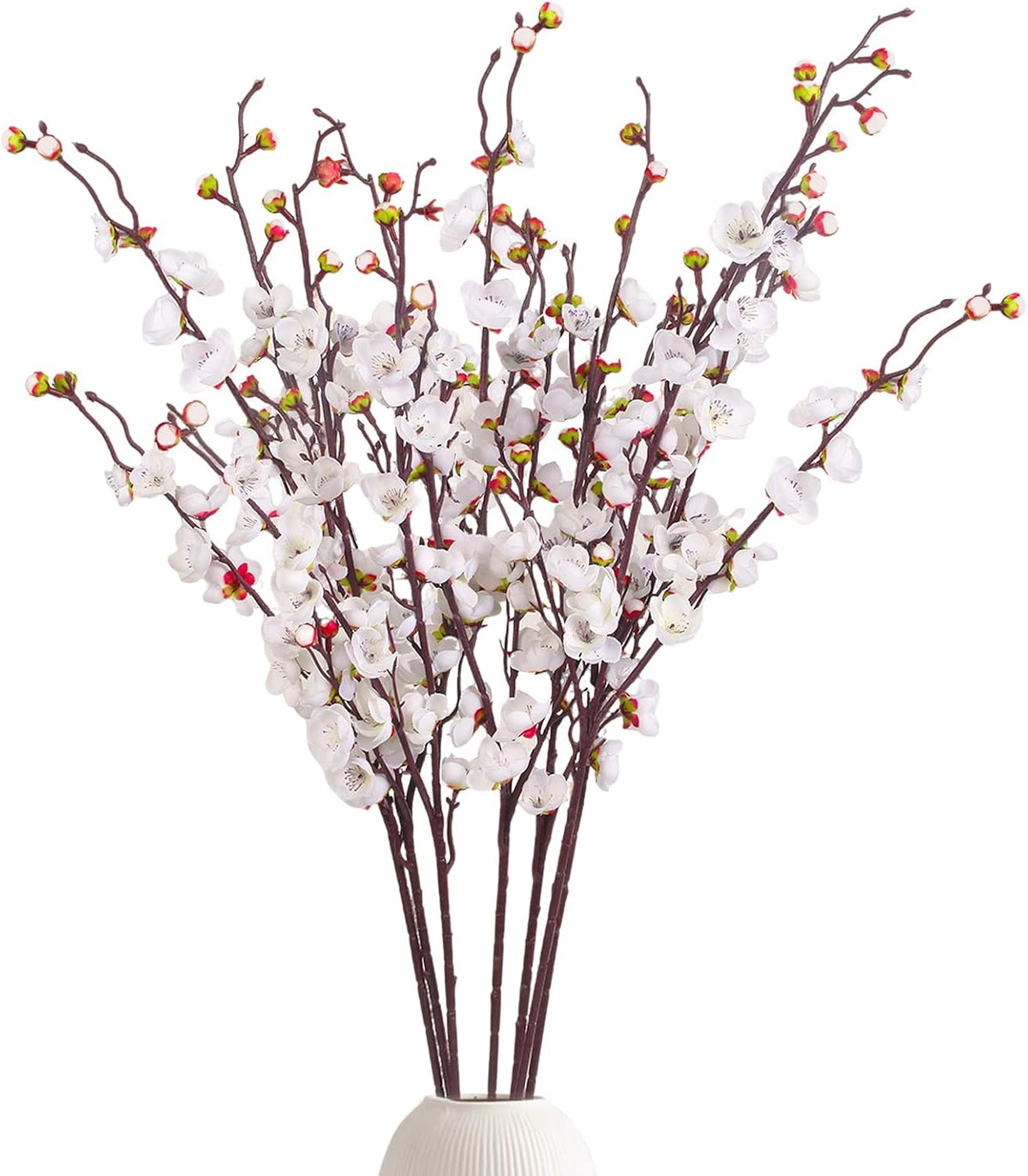 20pcs Red Cherry Blossom Branches 22" Cherry Blossom Decor