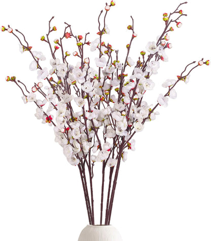 20pcs Red Cherry Blossom Branches 22" Cherry Blossom Decor