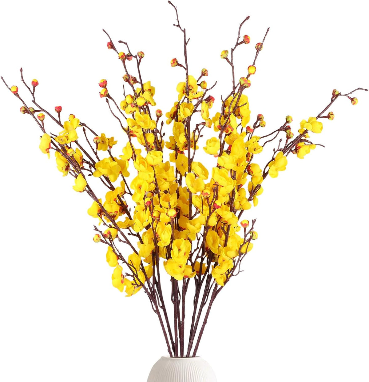 20pcs Red Cherry Blossom Branches 22" Cherry Blossom Decor