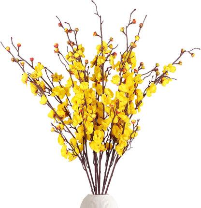 20pcs Red Cherry Blossom Branches 22" Cherry Blossom Decor