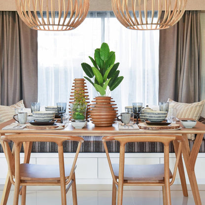 Artificial Banana Trees 2 Pcs 26" Fake Banana Leaves | Artificial Plants Greenery for Vase Home Office Tropical Wedding Indoor Outdoor Decor