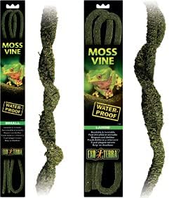 Bendable Moss Vine, Reptile Terrarium Decoration, Small
