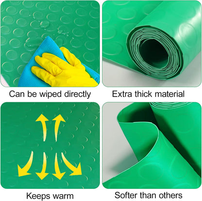 Bearded Dragon Tank Accessories, Reptile Terrarium Carpet Substrate for Leopard Gecko, Lizard, Iguana, Snake, Tortoise, Non-Adhesive Reptile Habitat Bedding(Black 79inch)