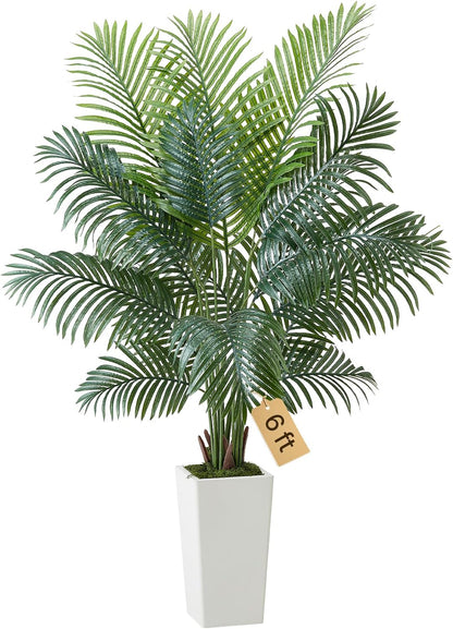 Artificial Bird of Paradise Tree, 5 FT Tall Faux Plant, PE Material & Anti-Tip Tilt Protection Low-Maintenance Plant, Lifelike Green Fake Tree for Home Office Warehouse Decor Indoor Outdoor