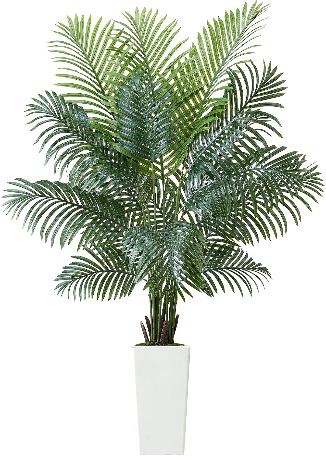 Artificial Bird of Paradise Tree, 5 FT Tall Faux Plant, PE Material & Anti-Tip Tilt Protection Low-Maintenance Plant, Lifelike Green Fake Tree for Home Office Warehouse Decor Indoor Outdoor