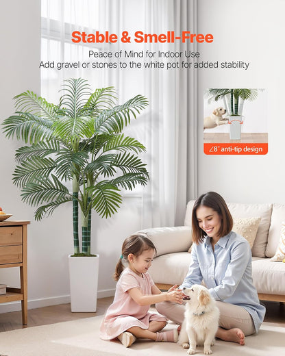 Artificial Bird of Paradise Tree, 5 FT Tall Faux Plant, PE Material & Anti-Tip Tilt Protection Low-Maintenance Plant, Lifelike Green Fake Tree for Home Office Warehouse Decor Indoor Outdoor