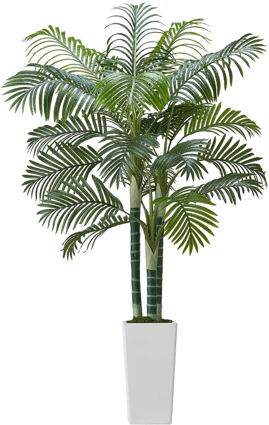 Artificial Bird of Paradise Tree, 5 FT Tall Faux Plant, PE Material & Anti-Tip Tilt Protection Low-Maintenance Plant, Lifelike Green Fake Tree for Home Office Warehouse Decor Indoor Outdoor