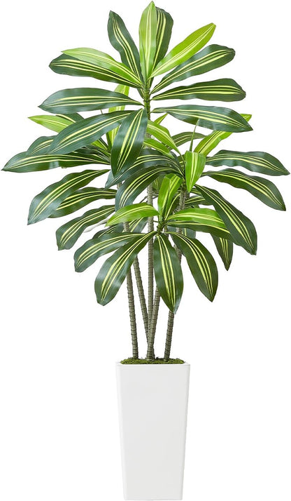 Artificial Bird of Paradise Tree, 5 FT Tall Faux Plant, PE Material & Anti-Tip Tilt Protection Low-Maintenance Plant, Lifelike Green Fake Tree for Home Office Warehouse Decor Indoor Outdoor