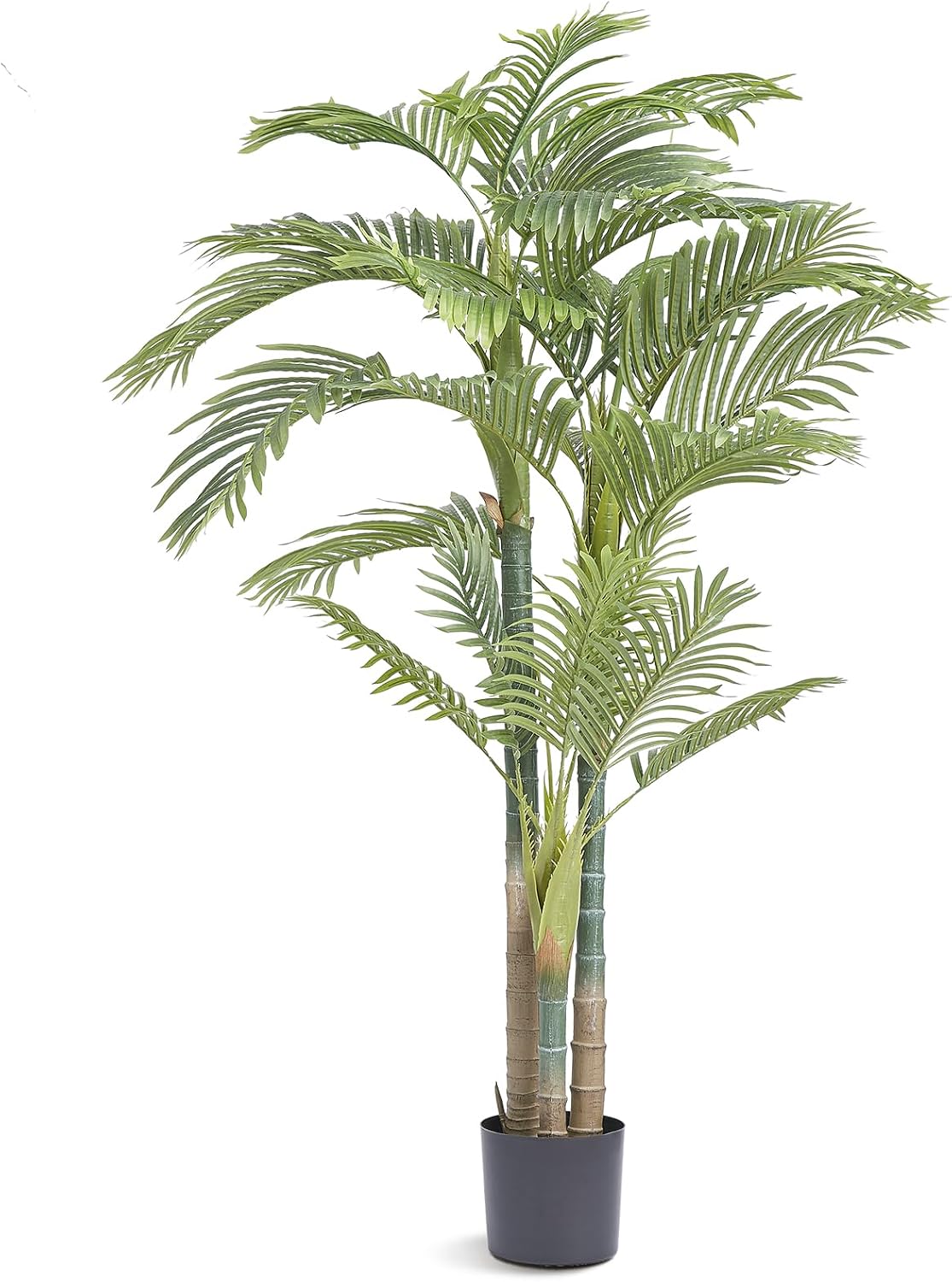 Artificial Bird of Paradise Tree, 5 FT Tall Faux Plant, PE Material & Anti-Tip Tilt Protection Low-Maintenance Plant, Lifelike Green Fake Tree for Home Office Warehouse Decor Indoor Outdoor