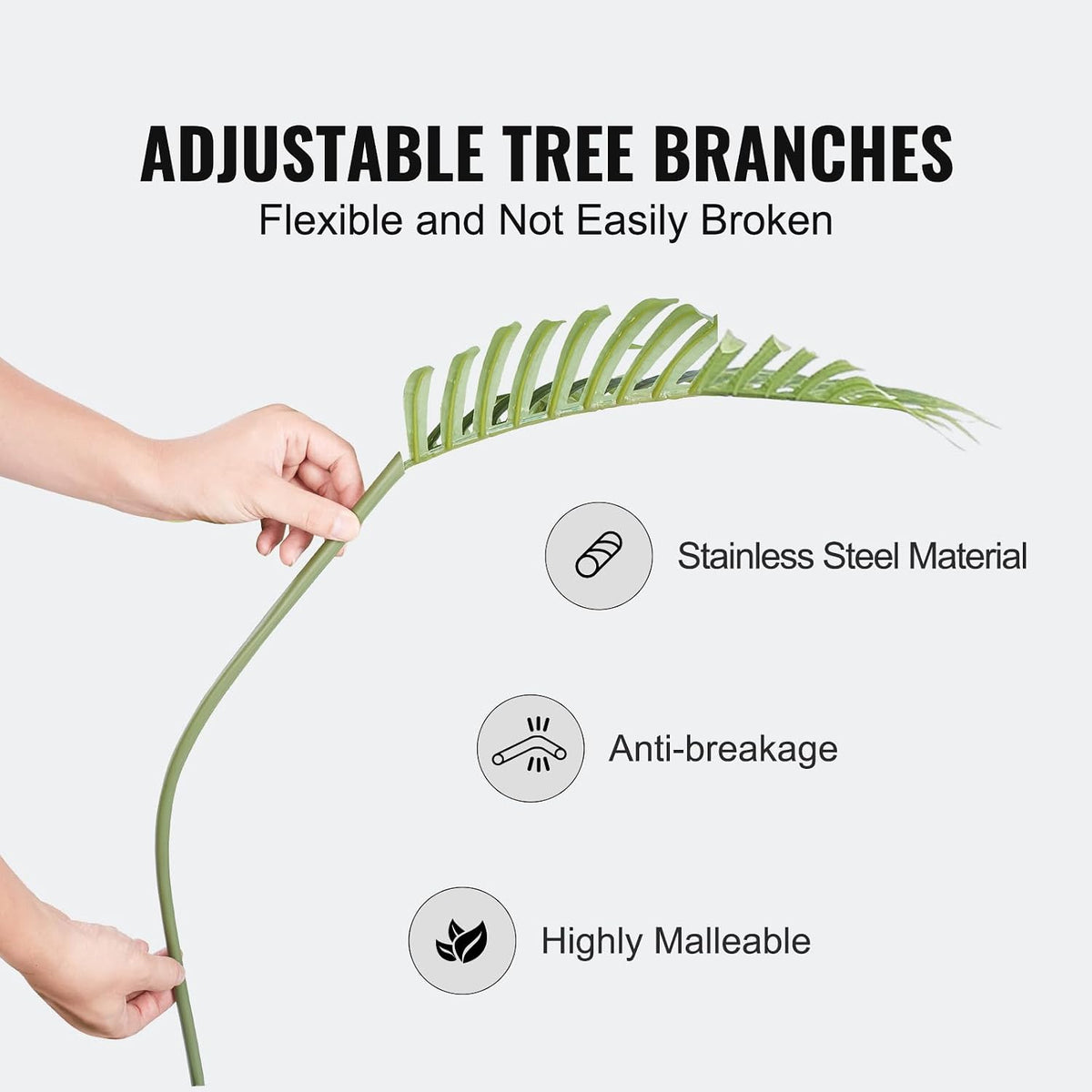 Artificial Bird of Paradise Tree, 5 FT Tall Faux Plant, PE Material & Anti-Tip Tilt Protection Low-Maintenance Plant, Lifelike Green Fake Tree for Home Office Warehouse Decor Indoor Outdoor