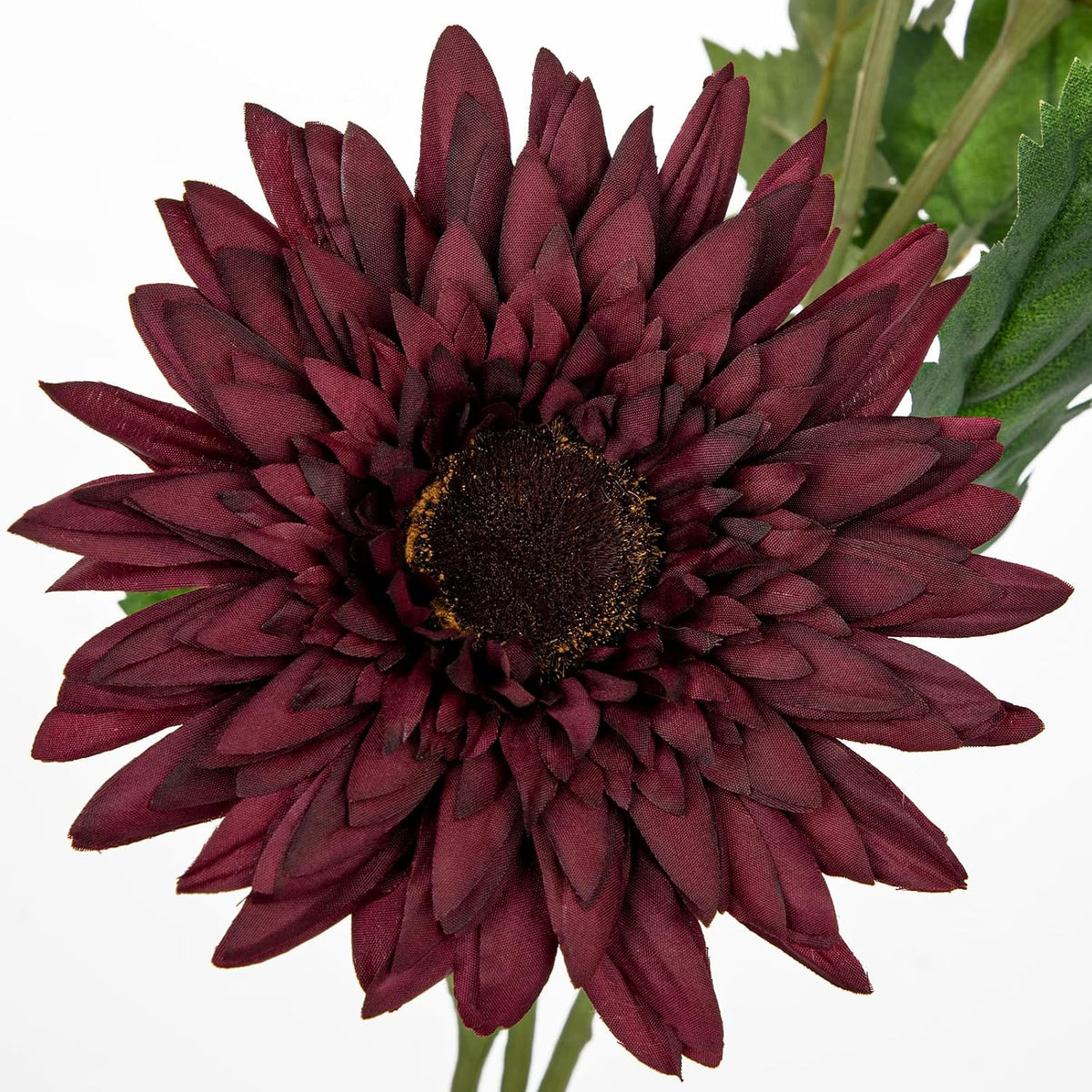 3PCS 29in Orange Artificial Flowers Gerbera Daisy Fall Flowers Stems Decor