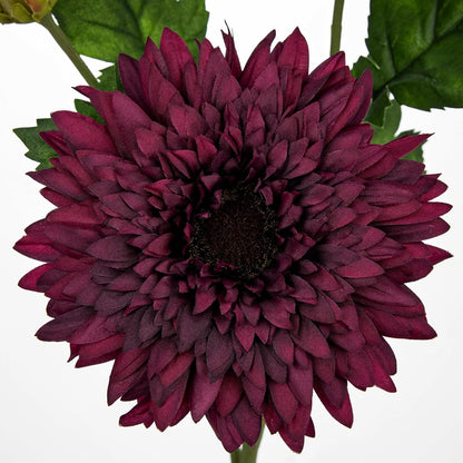 3PCS 29in Orange Artificial Flowers Gerbera Daisy Fall Flowers Stems Decor