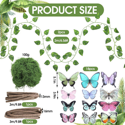 22 Pcs DIY Fairy Enchanted Forest Decoration Kit
