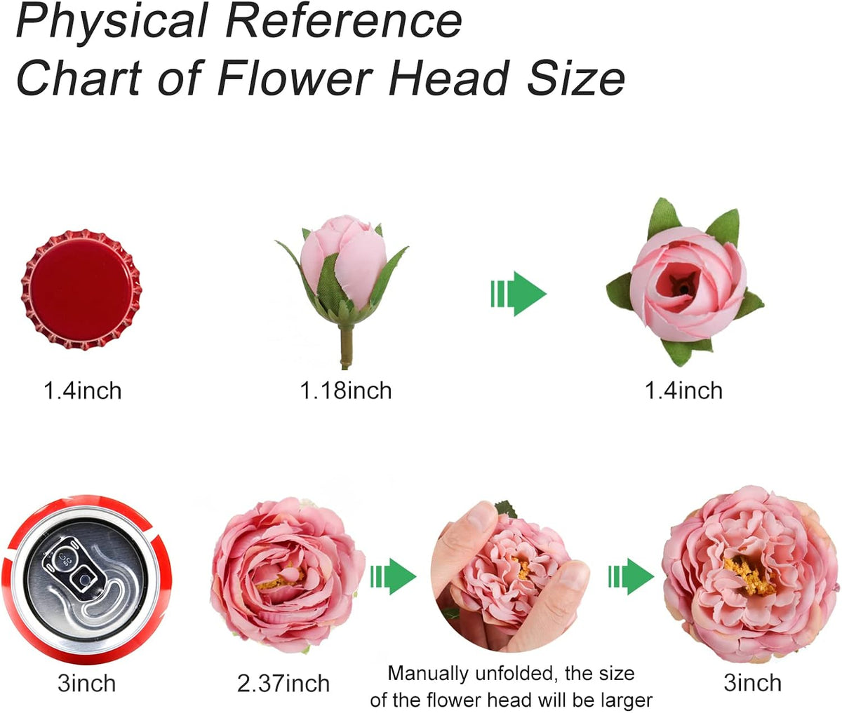 4 Bundles Artificial Peonies Silk Flowers, White Faux Peony Bouquet Florals Arrangements Decor for Farmhouse Home Boho Wedding Table Centerpiece, Fake Plastic Flowers Bulk Vase Decoration (White)