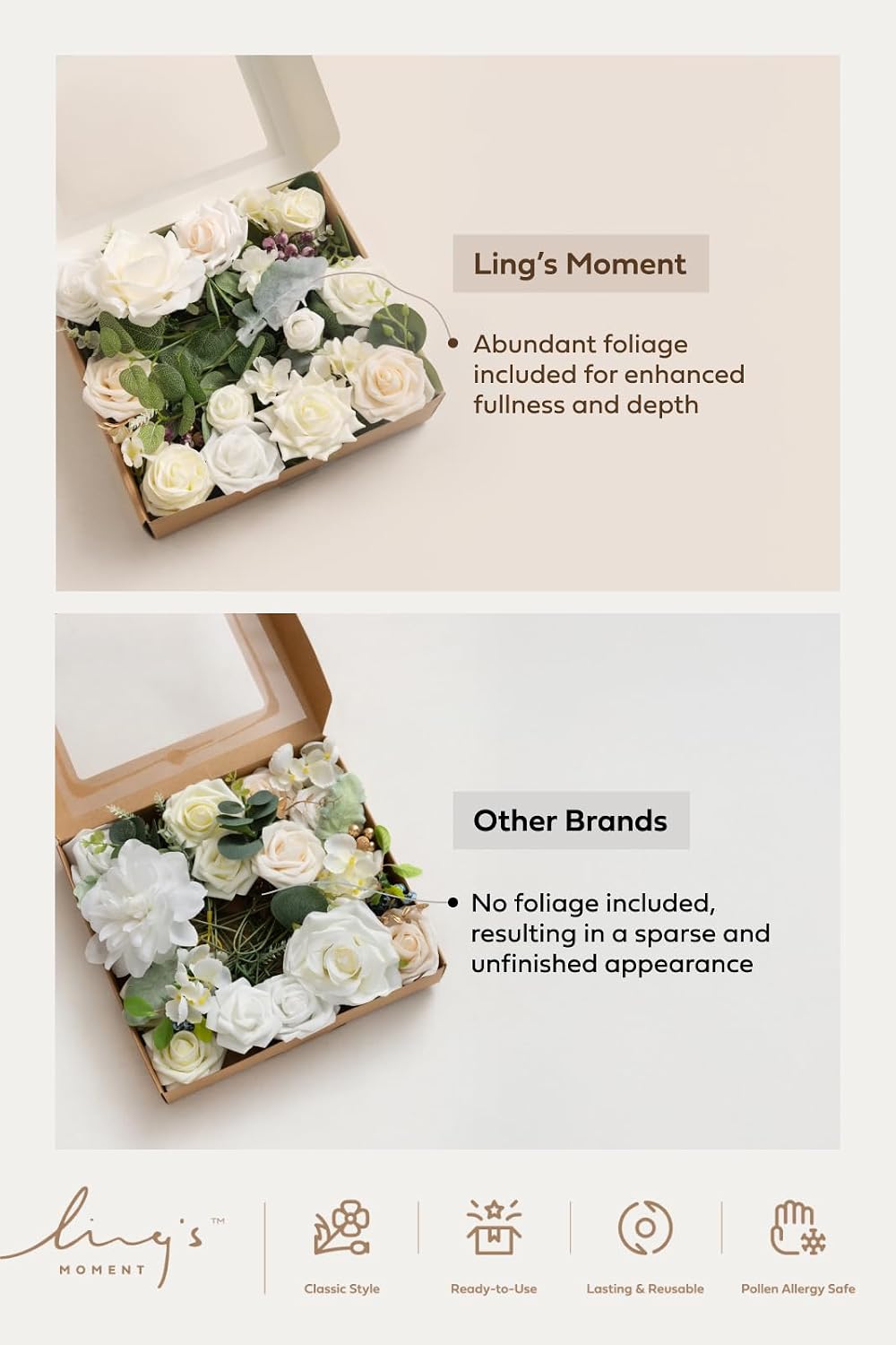 Artificial Pink Wedding Flowers Combo, English Pastel, Deluxe