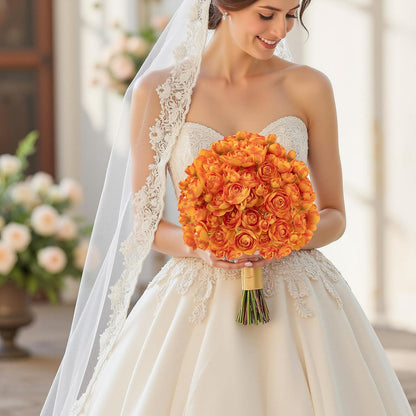 Mini Ranunculus Artificial Flowers Bouquet Creamy
