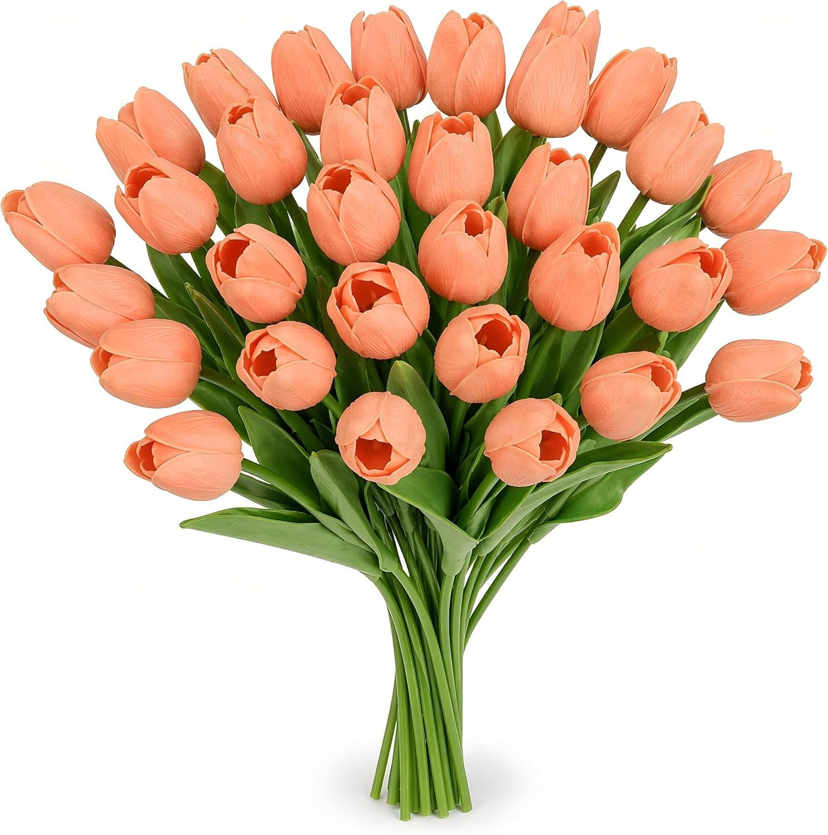 30PCS Artificial Tulip Flowers, Real Touch Soft Tulips for Home Decorations