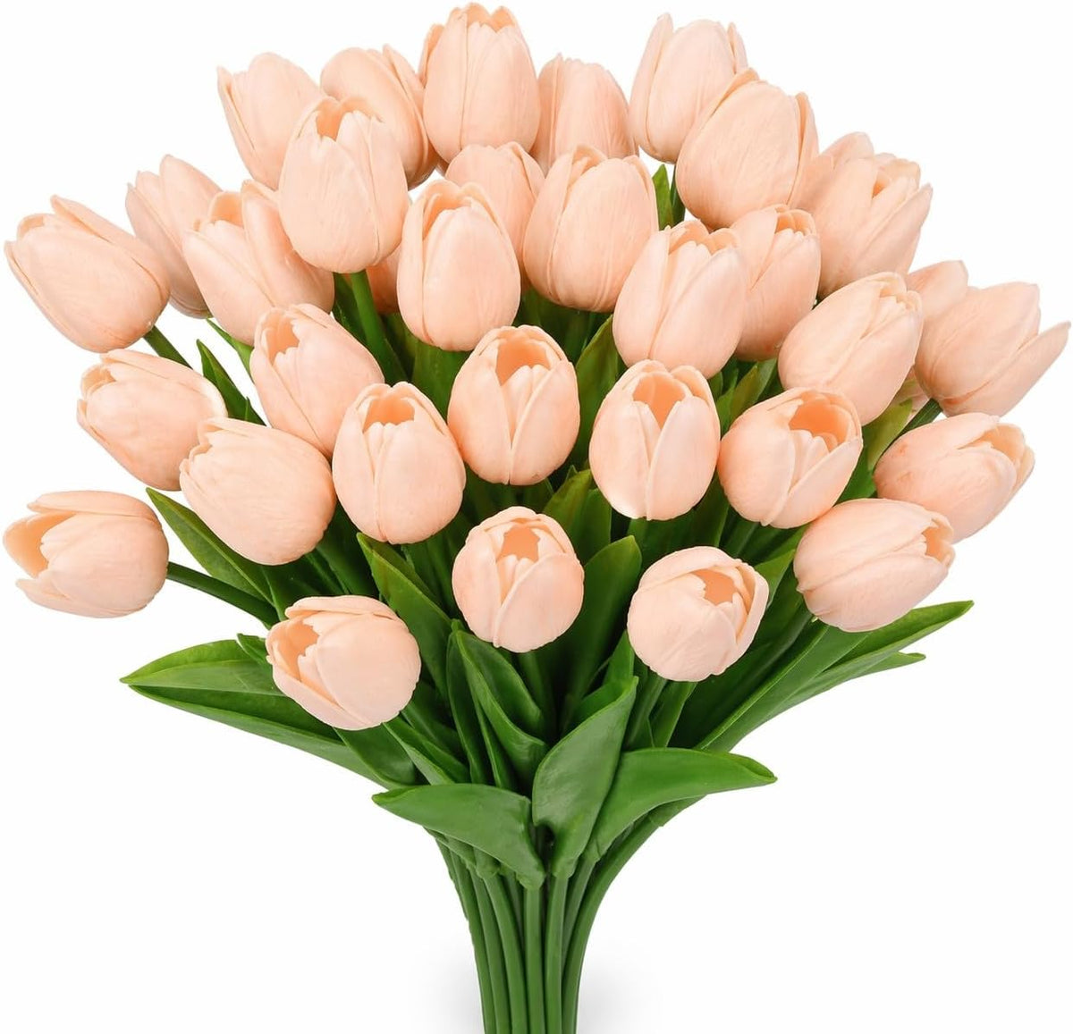 30PCS Artificial Tulip Flowers, Real Touch Soft Tulips for Home Decorations