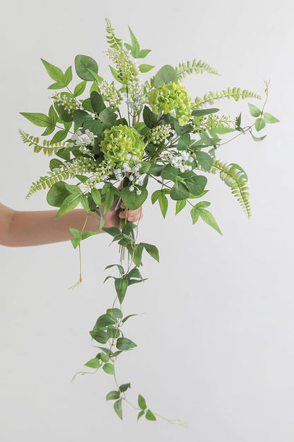Artificial Greenery Spray Box Set(Pack of 30pcs) with 9 Kinds of Filler for Safari Jungle Hawaiian Luau Party Table Decoration Wedding Birthday Theme Party Decorations (Palm Leaves)