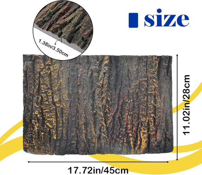 Rock Terrarium Background, 3D Reptile Tank Background Board Amphibian Stereo Backdrop Wall Reptile Stereo Decoration Aquarium Decoration Reptile Gecko Frog Lizard