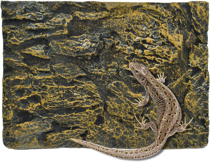 Rock Terrarium Background, 3D Reptile Tank Background Board Amphibian Stereo Backdrop Wall Reptile Stereo Decoration Aquarium Decoration Reptile Gecko Frog Lizard