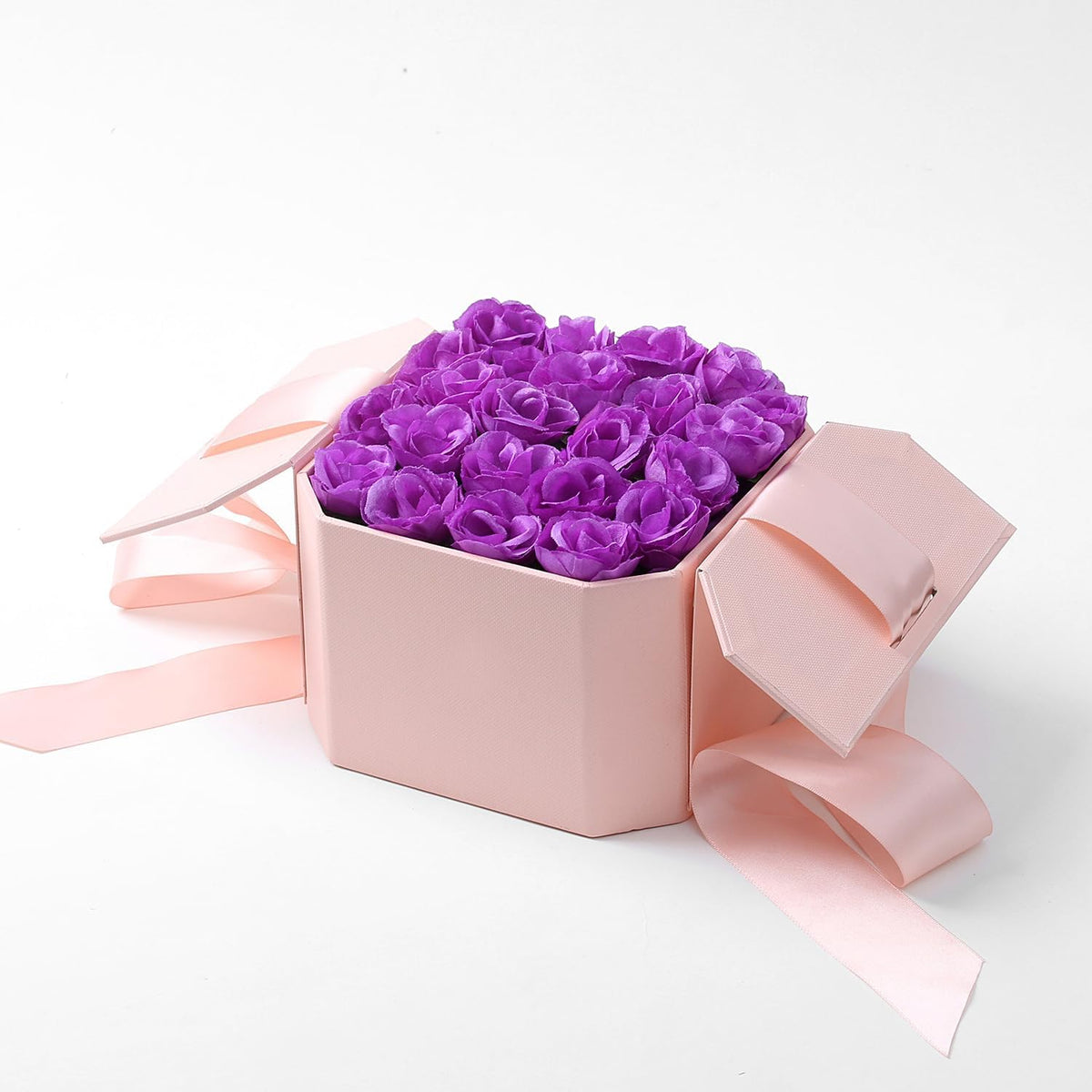100Pcs 1.6In Mini Artificial Pink Cherry Blossom Flowers Head