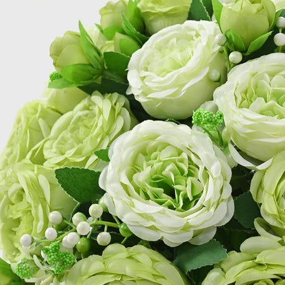2 Packs Peonies Artificial Flowers, Light Pink Silk Artificial Peonies | Fake Peonies Artificial Peony Flower Bouquets for Centerpiece Table Wedding Party Home Decor