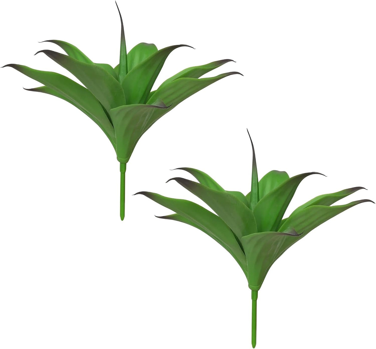 28 Inch Artificial Agave Plants Outdoor Set, Large Fake Plants Indoor for Home Decor, Realistic UV Resistant Faux Succulents Plants Without Pot, Set of 2