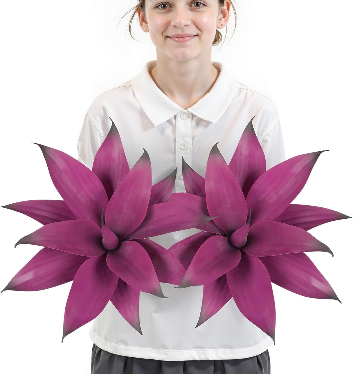 28 Inch Artificial Agave Plants Outdoor Set, Large Fake Plants Indoor for Home Decor, Realistic UV Resistant Faux Succulents Plants Without Pot, Set of 2