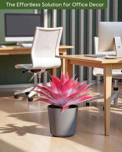 28 Inch Artificial Agave Plants Outdoor Set, Large Fake Plants Indoor for Home Decor, Realistic UV Resistant Faux Succulents Plants Without Pot, Set of 2