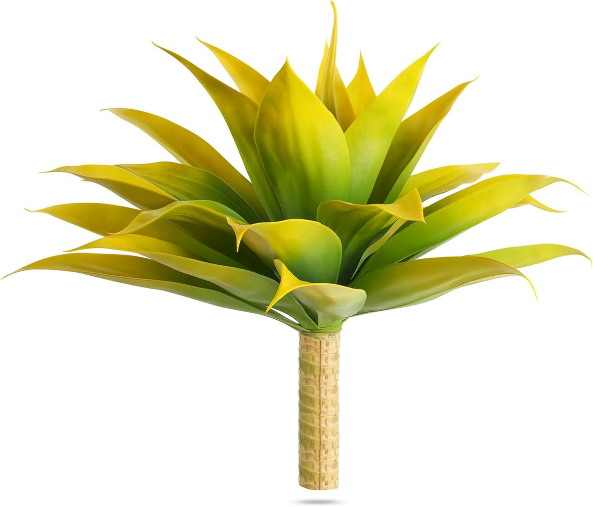 28 Inch Artificial Agave Plants Outdoor Set, Large Fake Plants Indoor for Home Decor, Realistic UV Resistant Faux Succulents Plants Without Pot, Set of 2
