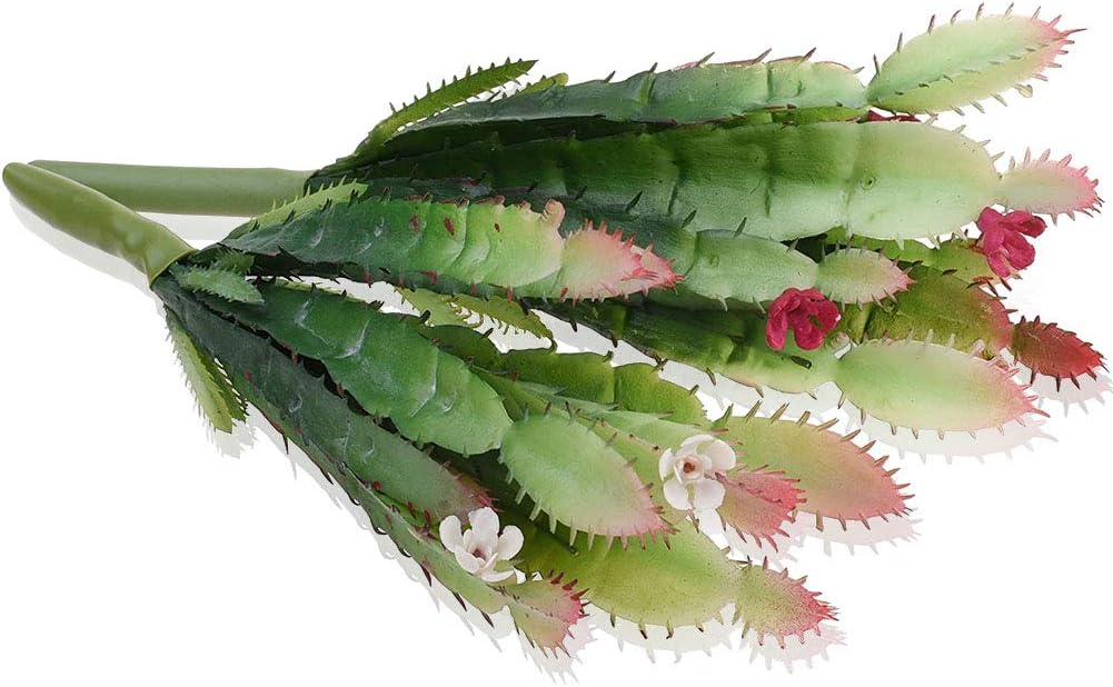 2pcs Real Looking Artificial Cactus Artificial Cacti Plant DIY Material for Home Decoration Flower Arrangement