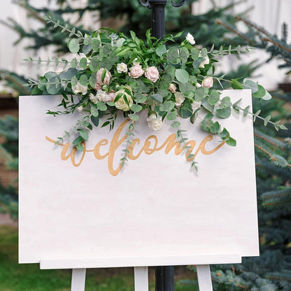200 Pcs Faux Eucalyptus Stems Greenery Leaves Branch,Dark Green