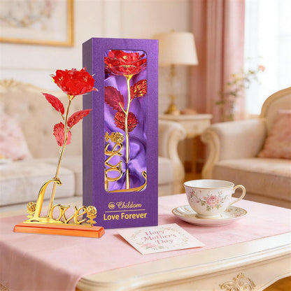 Birthday Gifts for Women Mom,Forever Rainbow Rose Flower For Delivery Prime | Christmas Rose Gifts For Women Mom,Purple Artificial Flowers Rose Gift For Women Her,Anniversary,Valentines,Stocking Stuffers